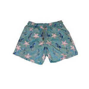 Men's Makastia Sea Animal Print Swimwear Mesh Brief Lining Size Small